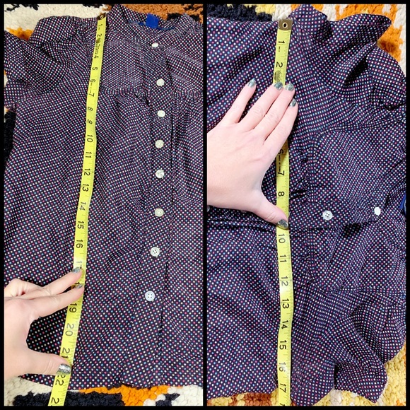 AMERICAN EAGLE OUTFITTERS, polka dot blouse!! - Picture 5 of 10